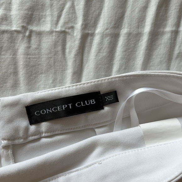 Concept Club White Ruffle Hem Skirt | Tenniscore Y2K Preppy Aesthetic XS - Picture 3 of 5
